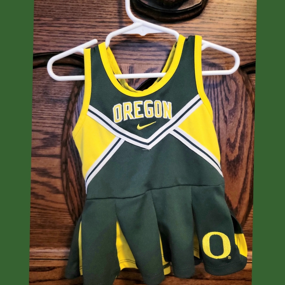 Oregon Ducks, Baby Cheer Dress💛💚🦆